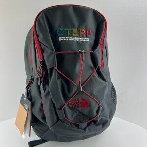 The North Face Groundwork Backpack CTEPP Logo 29L Laptop Sleeve Padded Grey Red